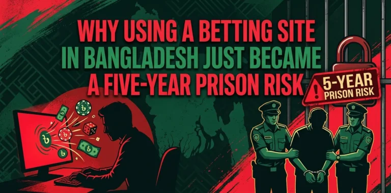 Why using a betting site in Bangladesh just became a five-year prison risk